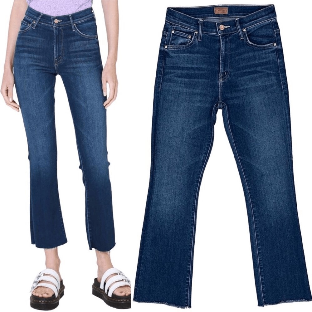 Mother Insider Ankle Fray Jeans
